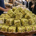 لوکوم حبه ای پسته ای